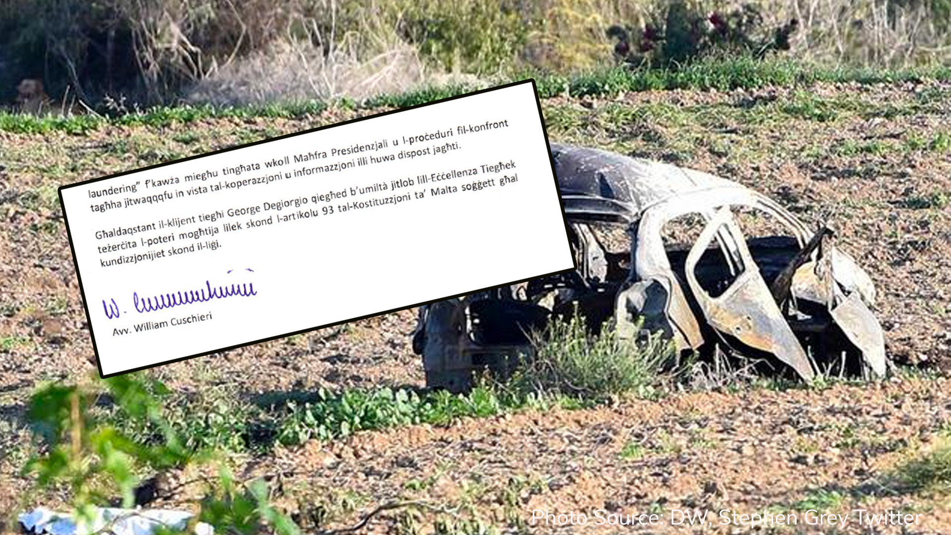 Caruana Galizia bombers will reveal Minister linked to crime if granted pardon and immunity