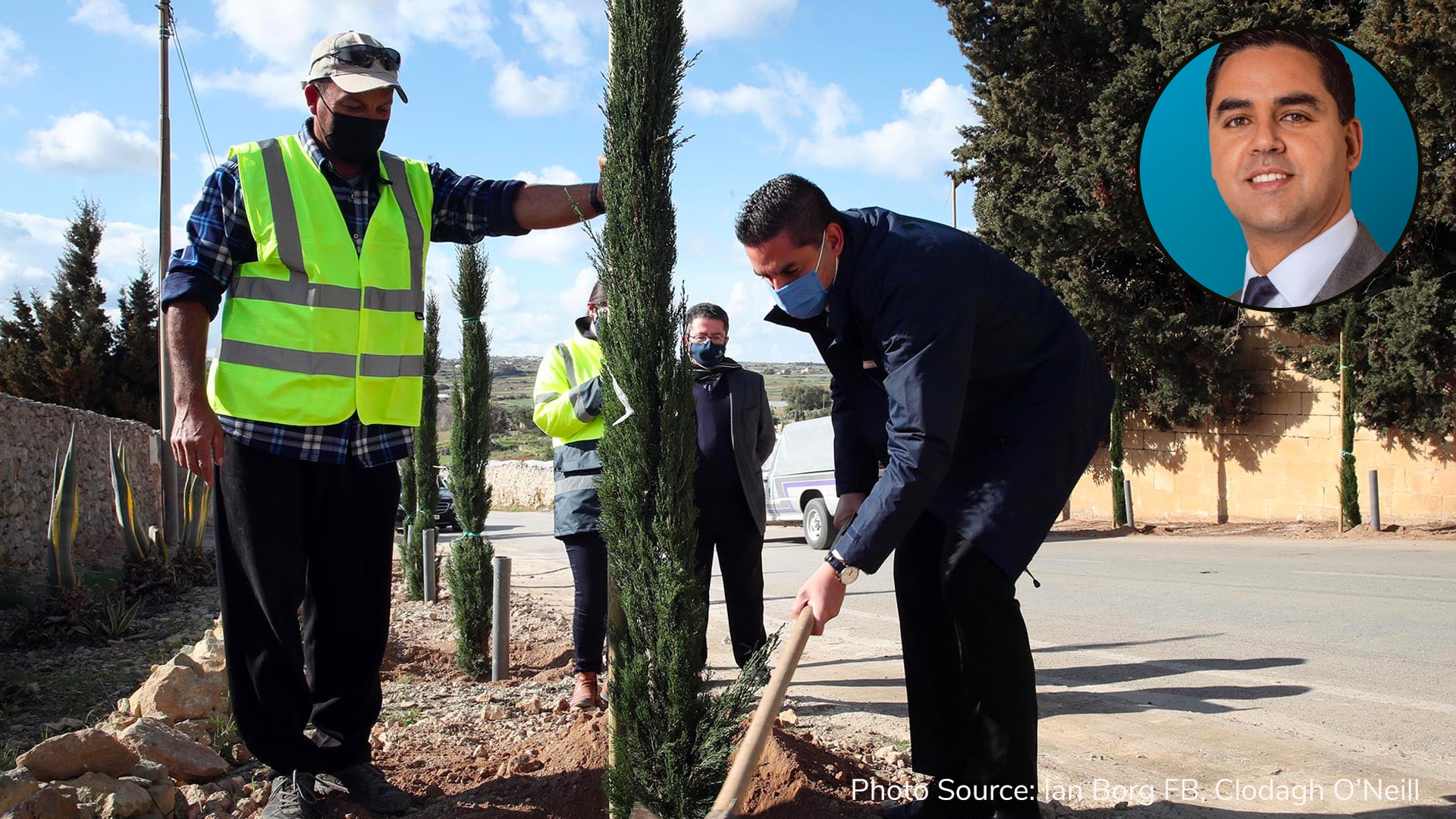 Infrastructure Malta plants over 50000 trees and bushes in two years and a half