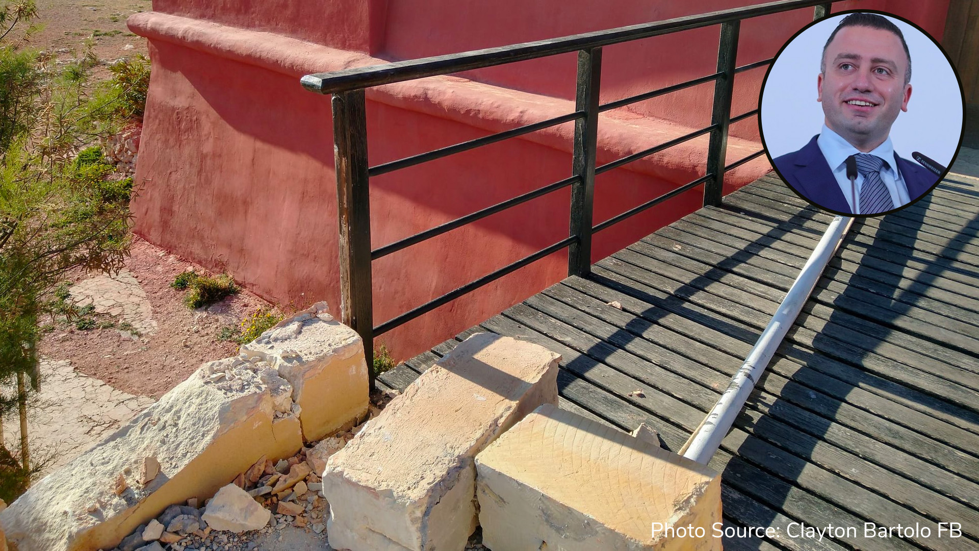 Red Tower in Mellieha vandalised after renovation