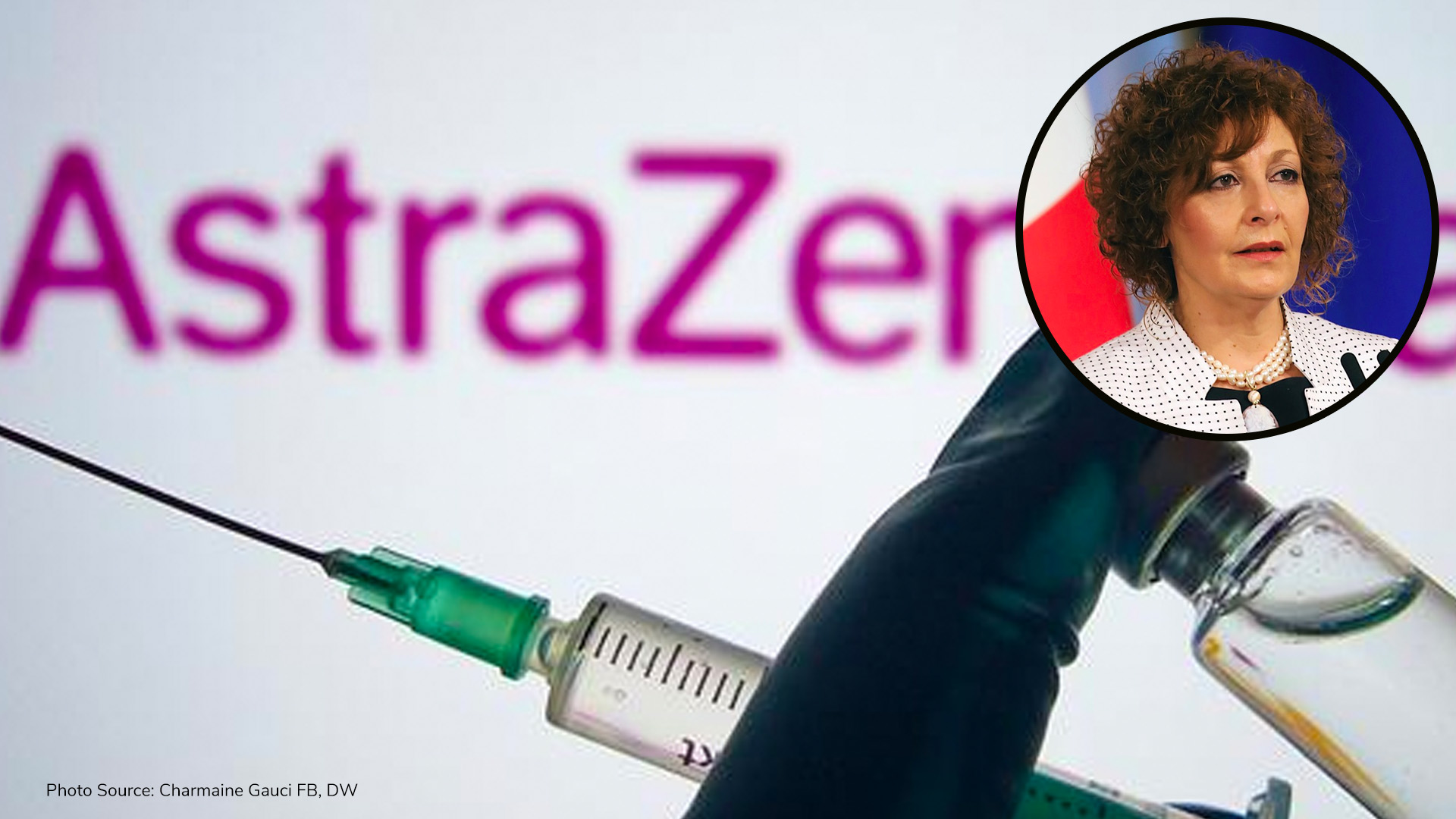 Charmaine Gauci insists there is no link between blood clots and AstraZeneca vaccine