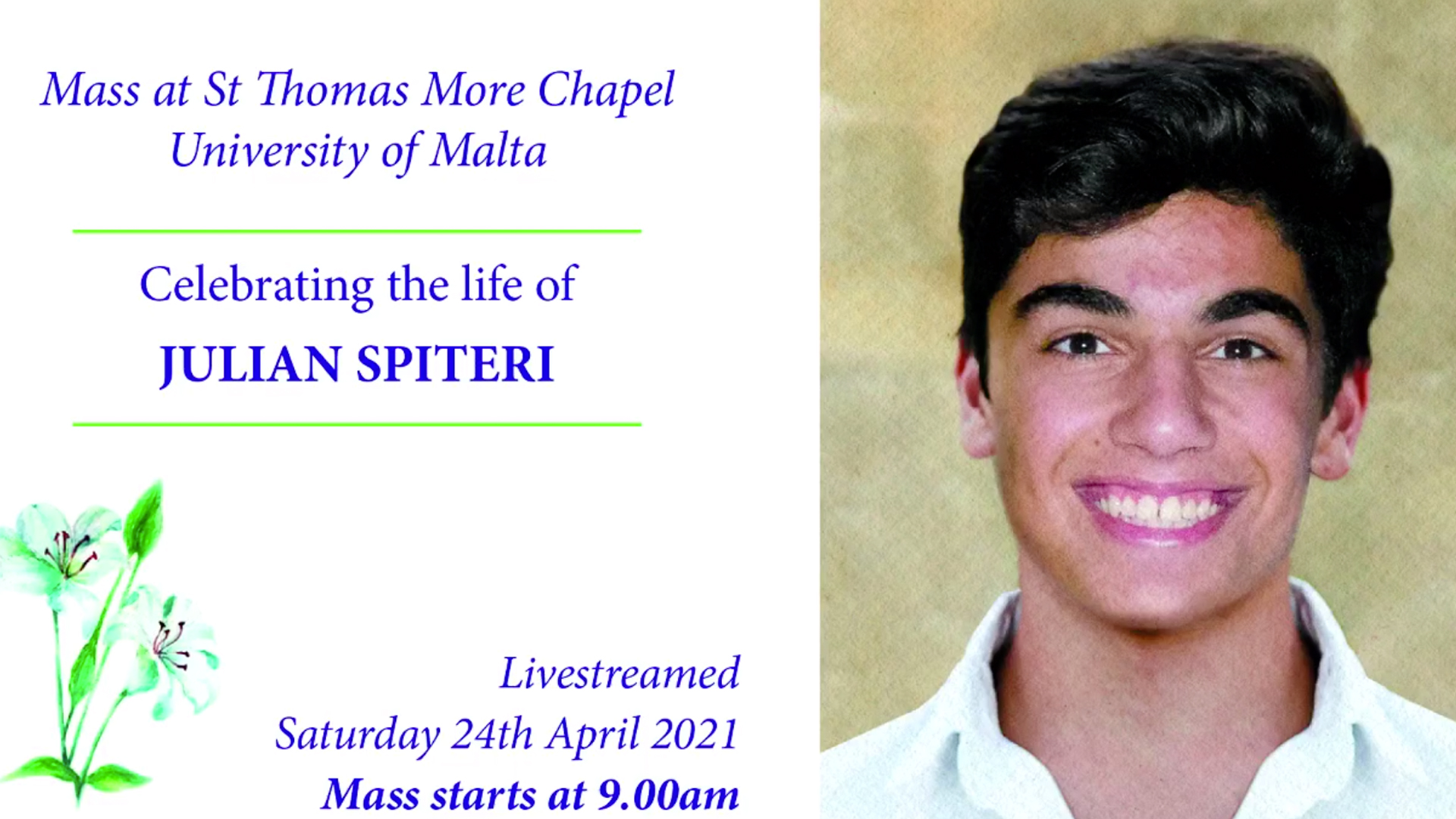 Julian Spieteri given final farewell at UOM Chapel