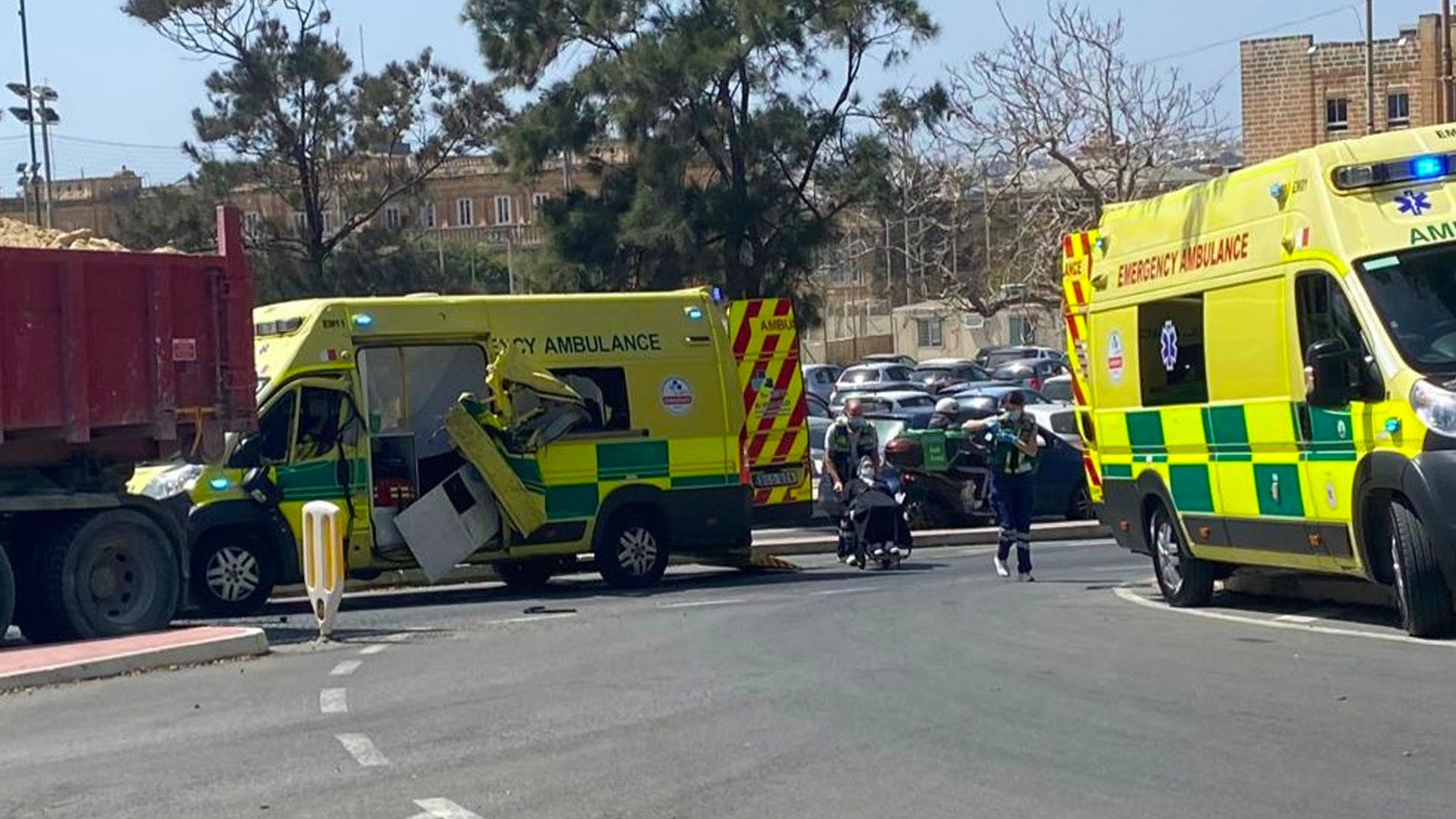 90-year-old nun grievously injured in ambulance collision