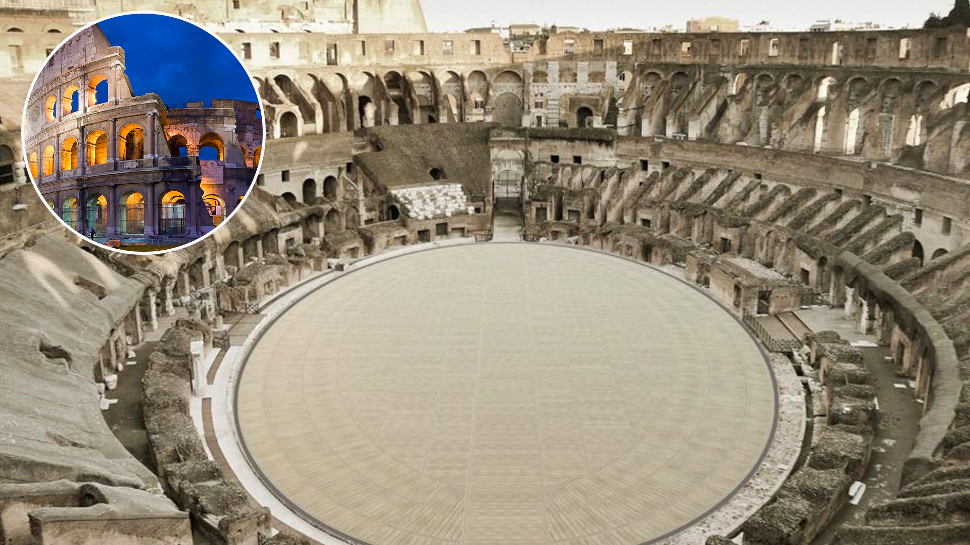 Colosseum getting new floor with gladiator’s view