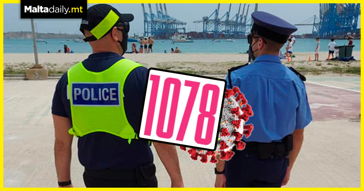 Authorities hand out 1078 COVID-19 fines over the week