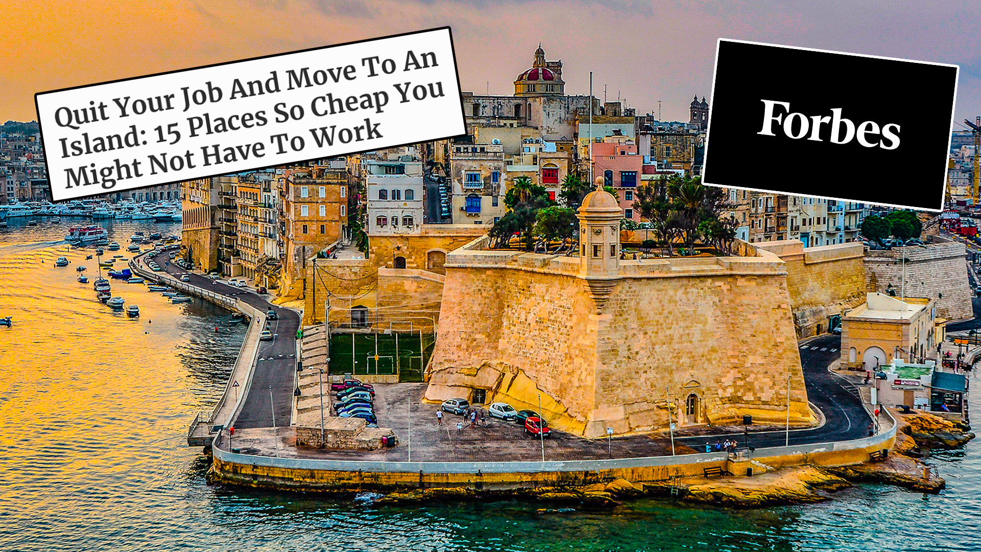 Malta makes it onto Forbes’ ‘Quit your job and move to an island’ list