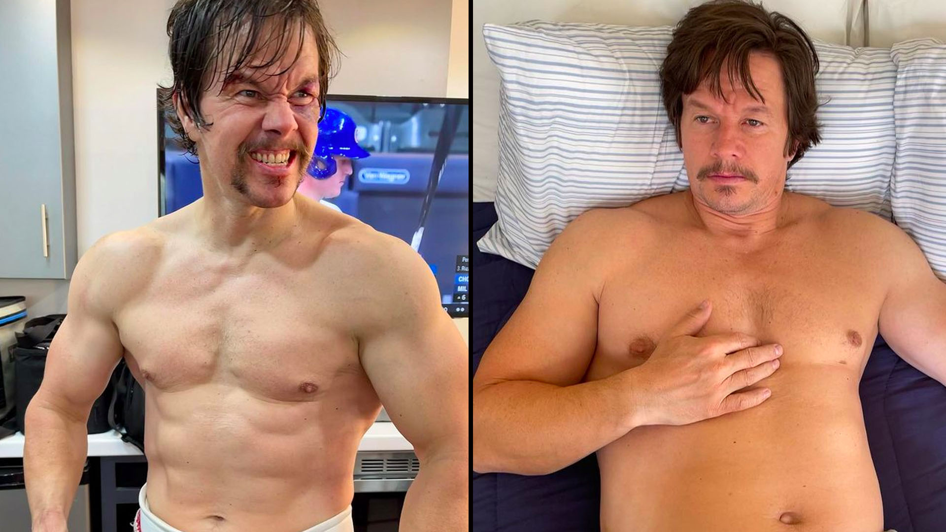 Mark Wahlberg gains as much weight as possible for film role
