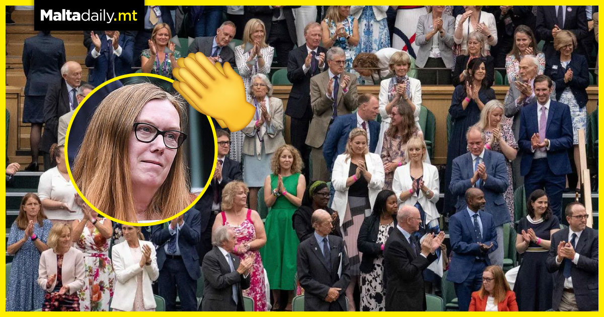 Vaccine developer Dame Sarah Gilbert receives emotional standing ovation at Wimbledon
