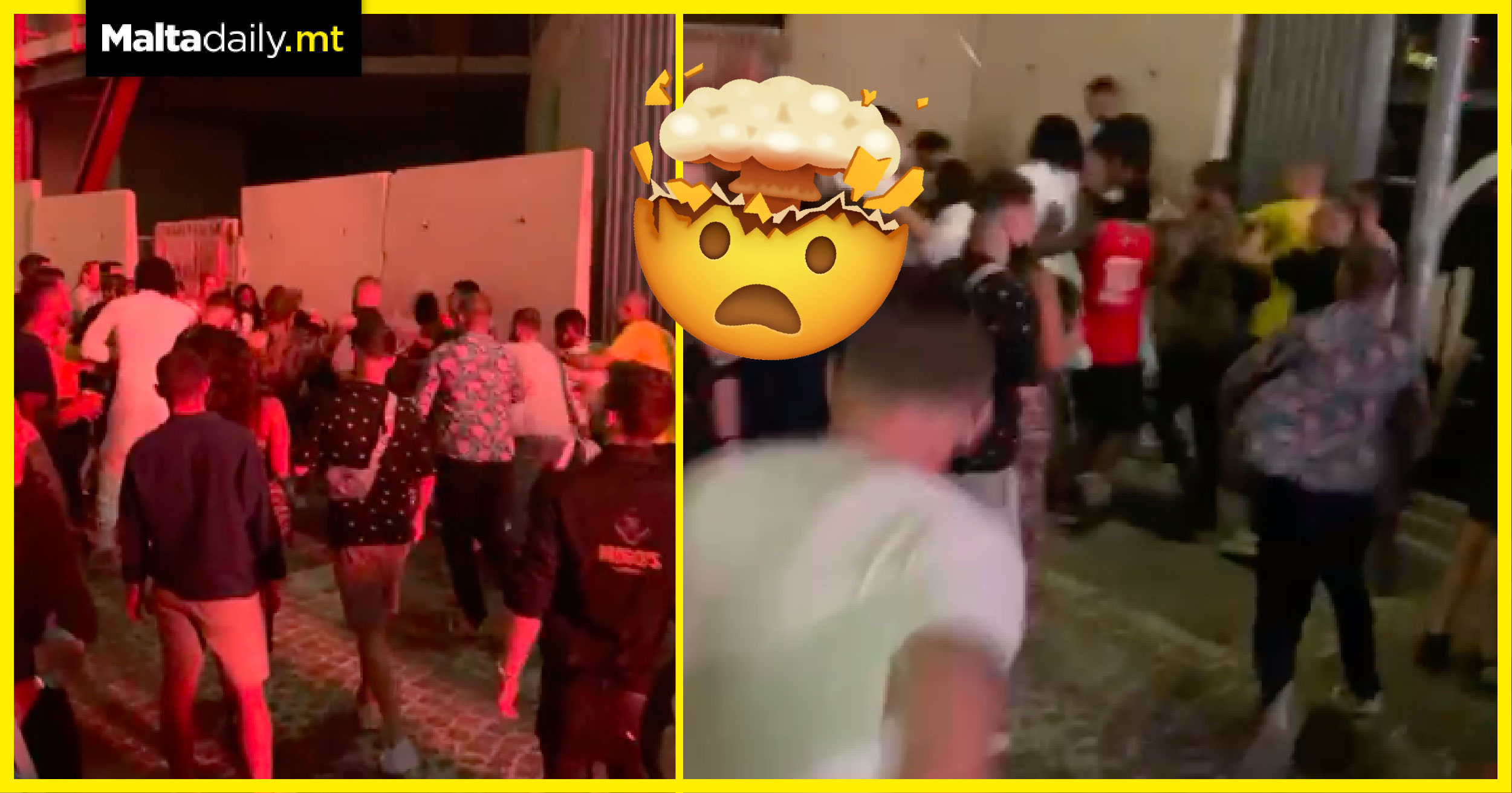 A number of videos are circulating on social media which show large groups of individuals fighting in the streets of Paceville, presumably after the closure of establishments at 12am.