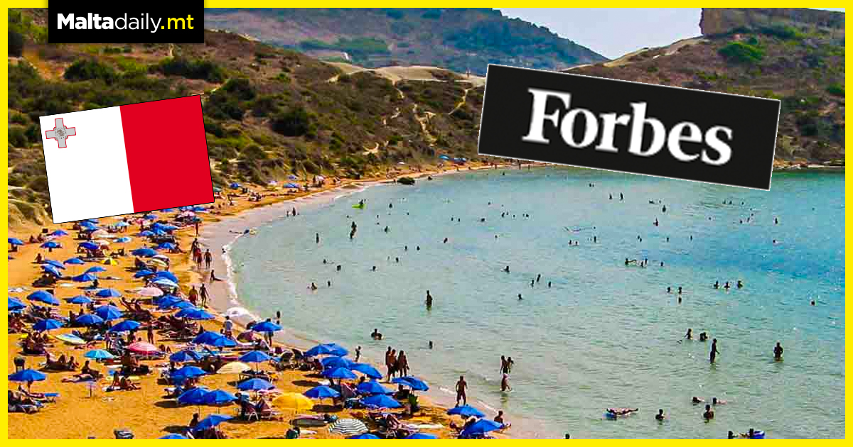 Forbes lists 3 of Malta’s beaches as safest in Europe post COVID-19