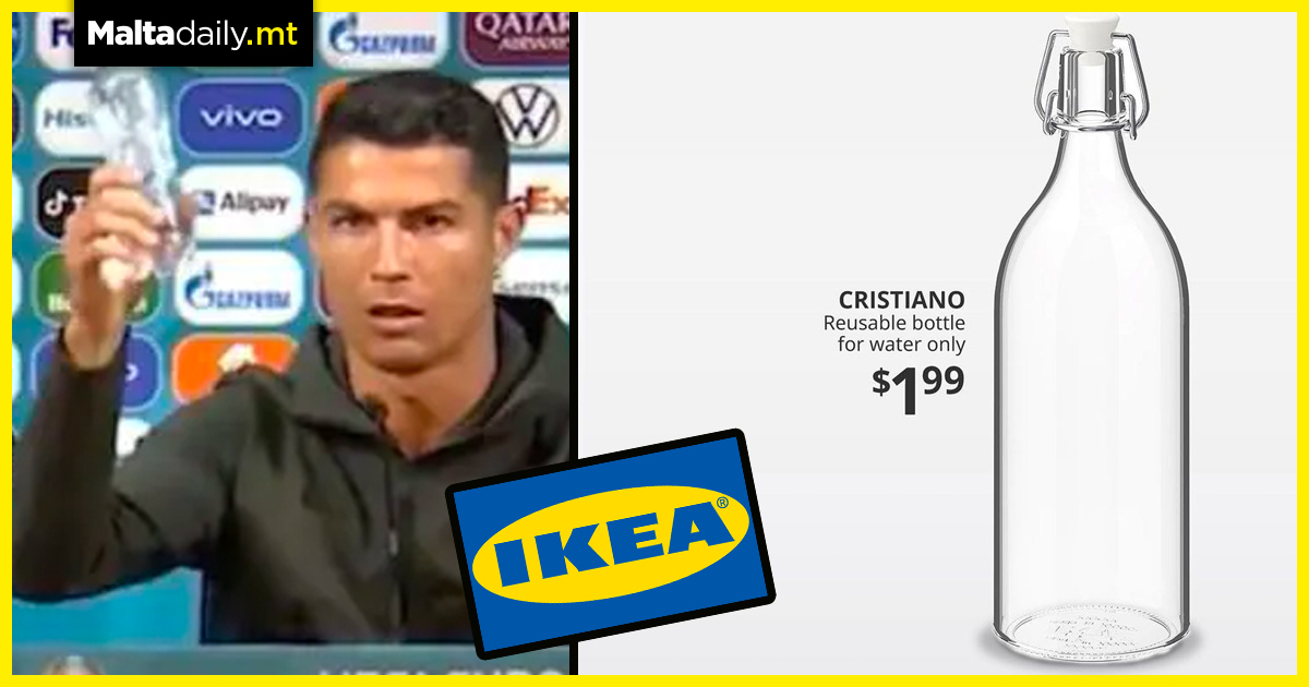 IKEA launch new Cristiano Ronaldo water bottles