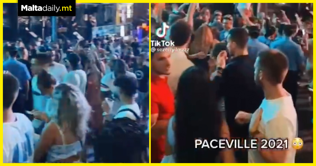 Large crowds gather in Paceville entertainment mecca with little enforcement