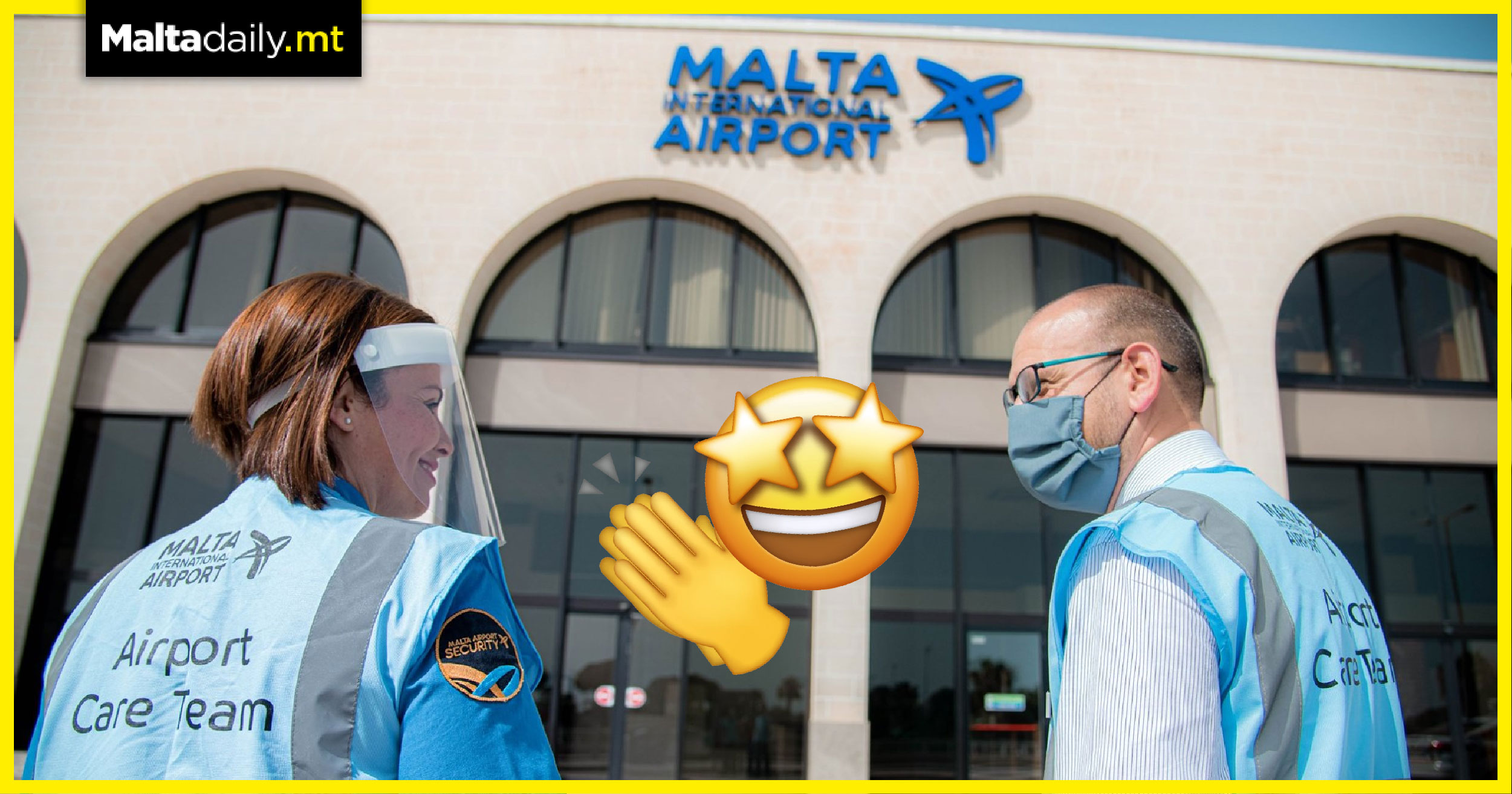 Malta International Airport given 5-star rating for pandemic initiatives