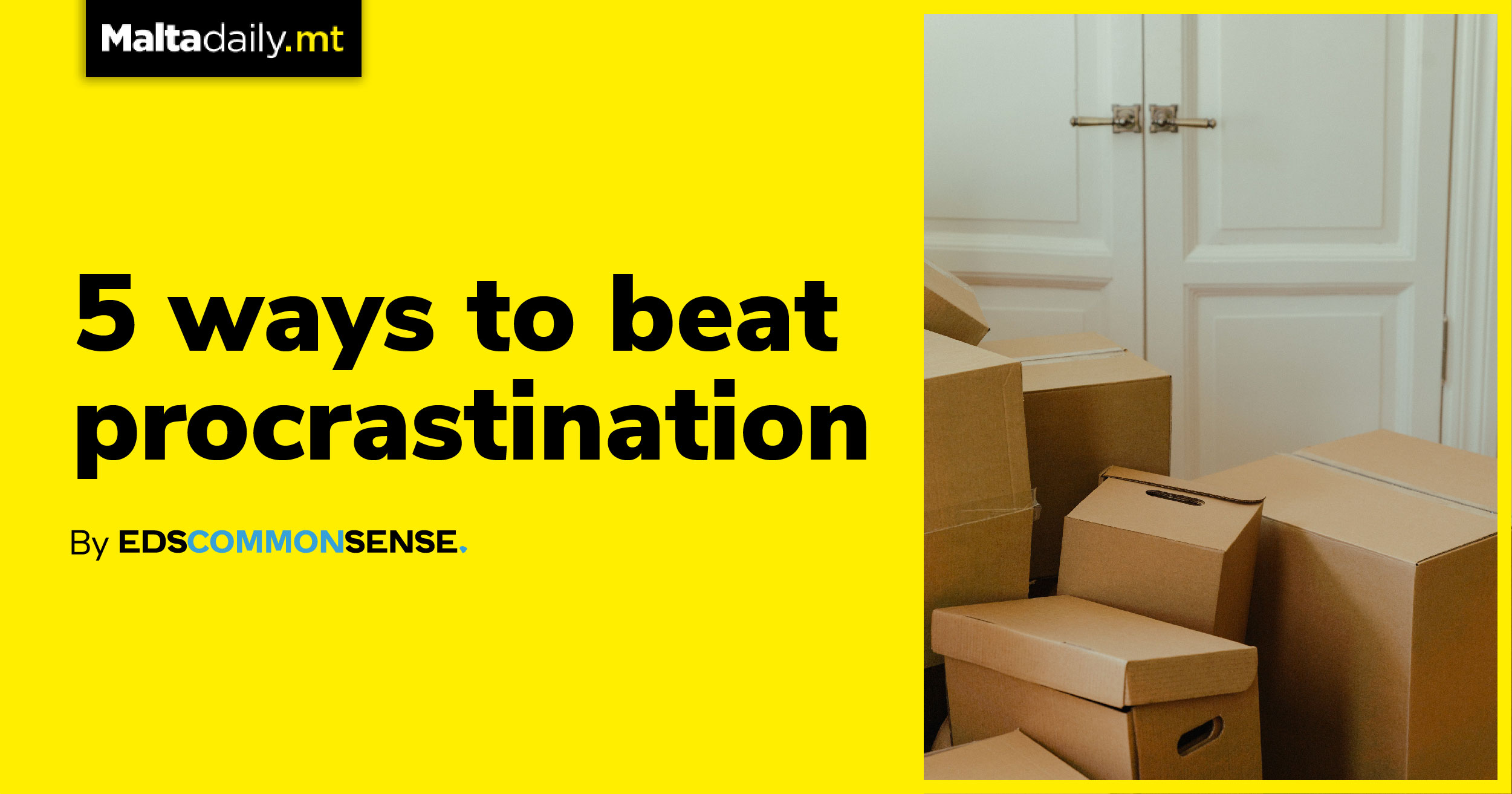 5 ways to beat procrastination