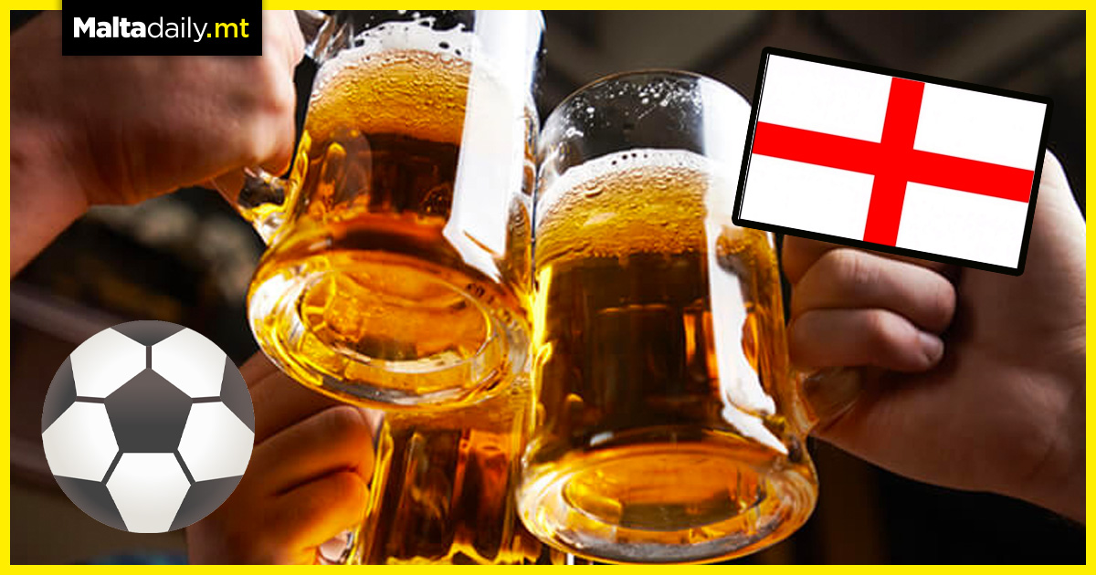 Record 42 million beer pints consumed during England-Ukraine match