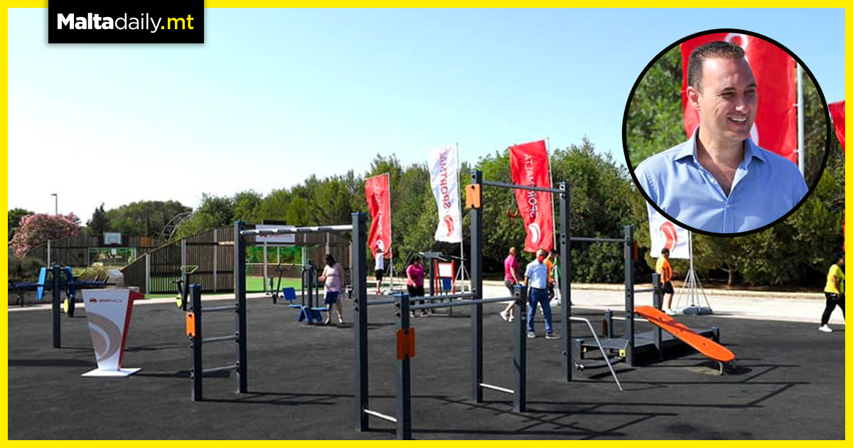 Outdoor Ta’ Qali gym renovation inaugurated with €61,000 investment