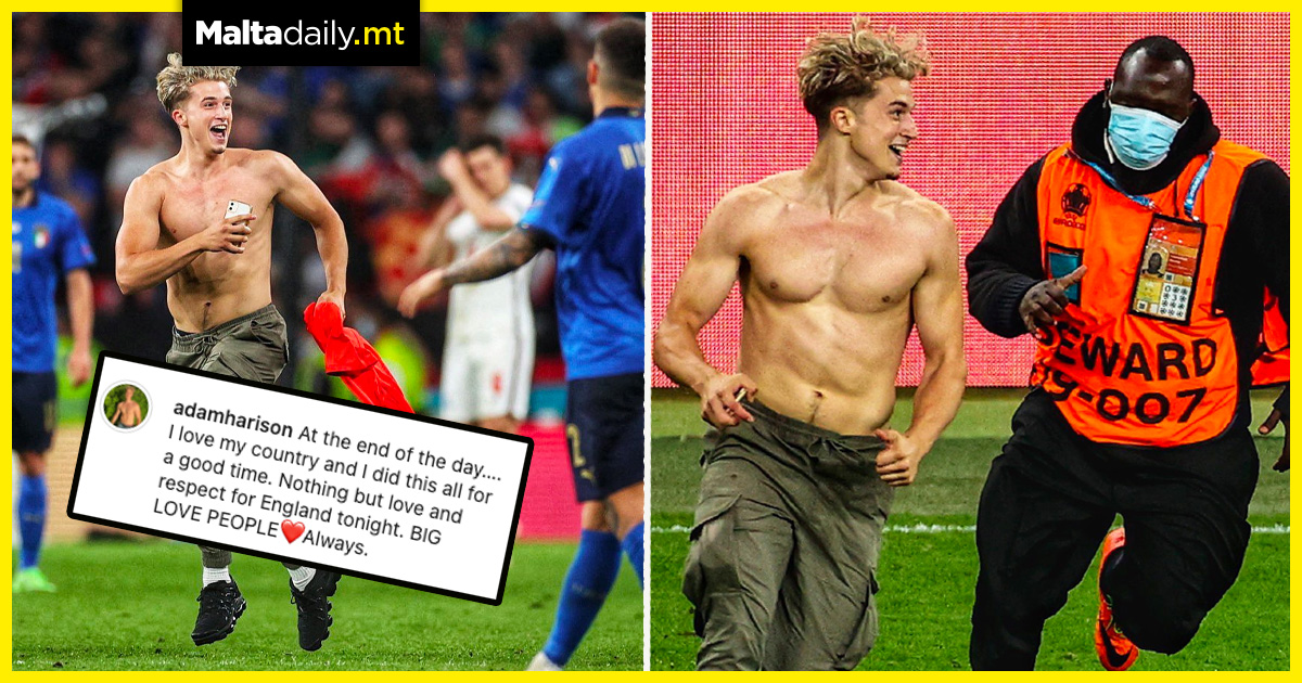 Pitch invader during Euro 2020 final a reality TV boyband member