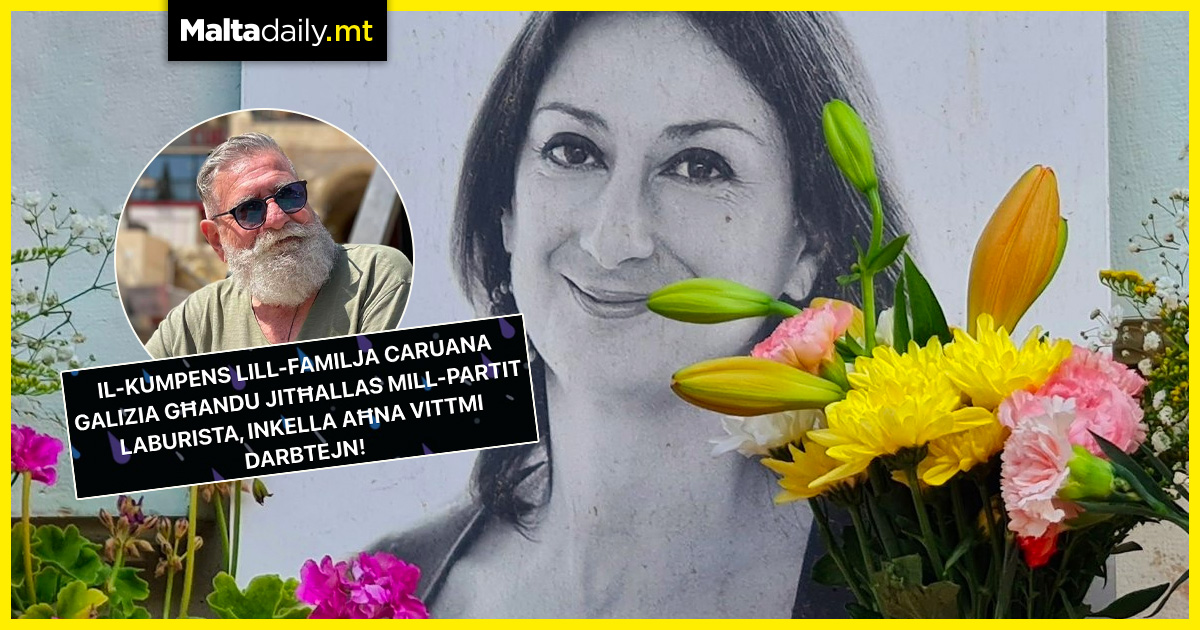 Salvu Mallia states Labour should pay compensation to Daphne Caruana Galizia’s family