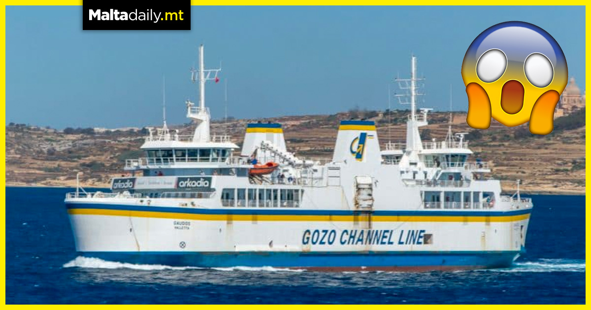 Passenger falls overboard off Gozo Channel Ferry