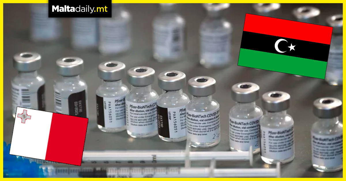 40,000 vaccine doses to be sent to Libya from Malta