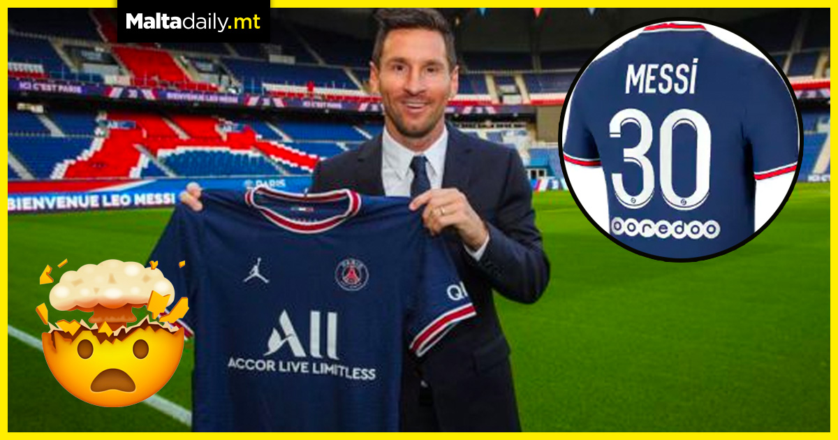 Lionel Messi’s PSG shirts sold out within 30 minutes of club signing
