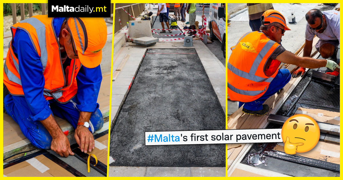What is a 'solar pavement' and why should Malta have more of it?