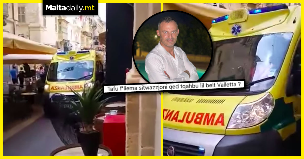 Valletta Deputy Mayor slams city development after ambulance struggles to navigate streets