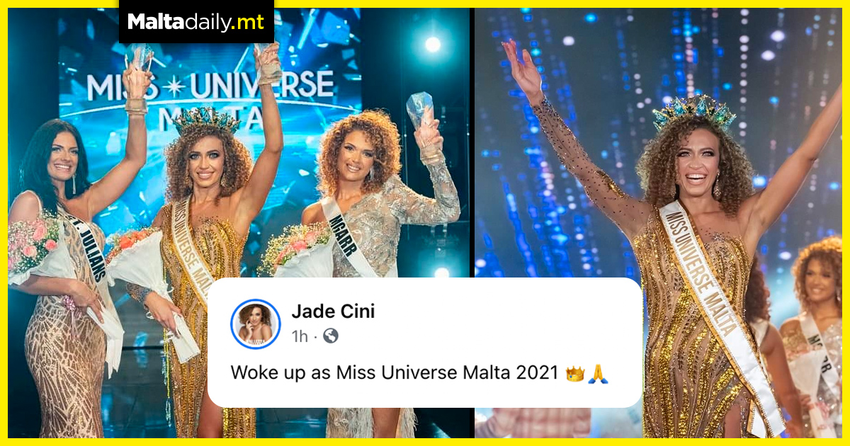 Jade Cini has been crowned as Miss Universe Malta