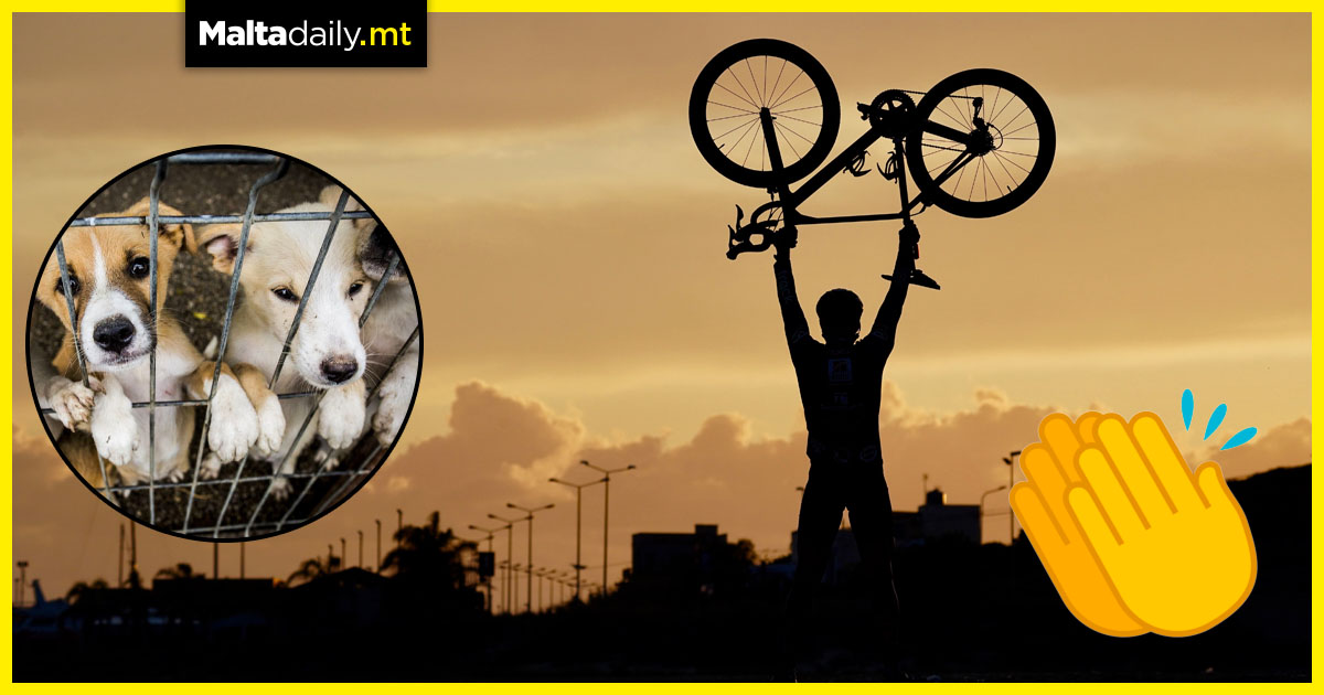 Cycling for charity project to help animal sanctuaries in Malta
