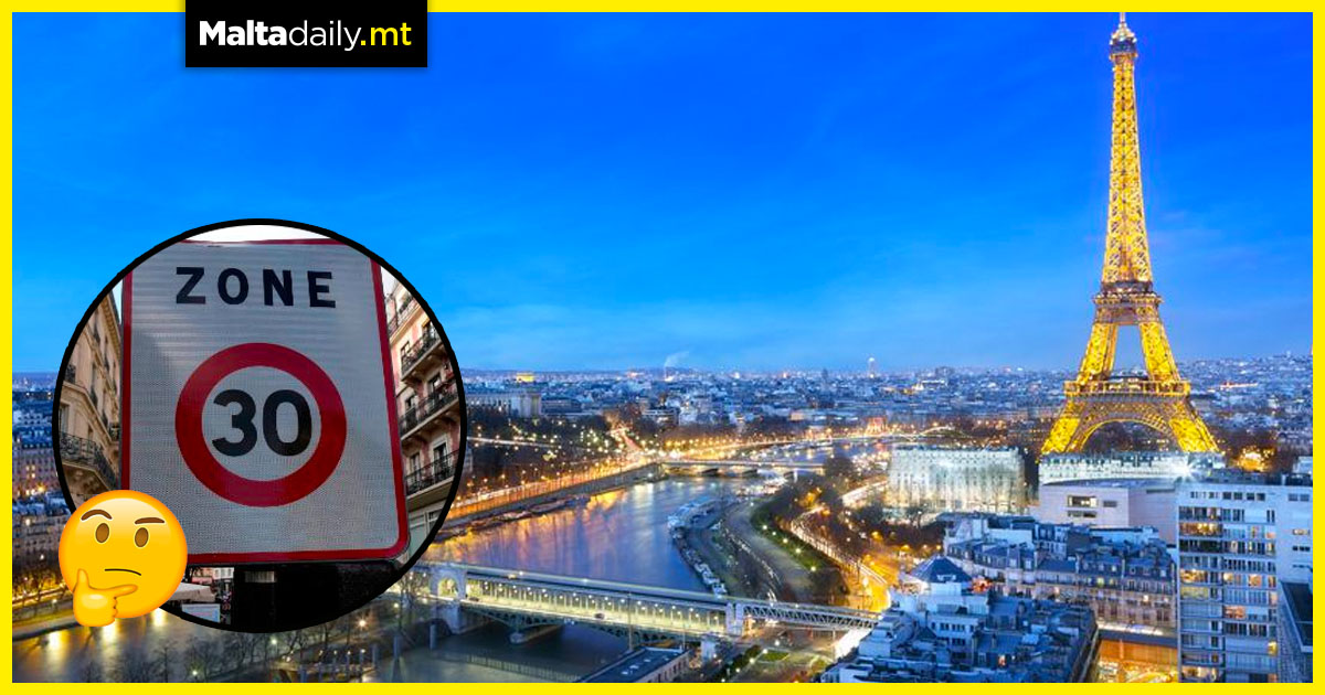 Paris sets 30 kph speed limit in bid to reduce pollution