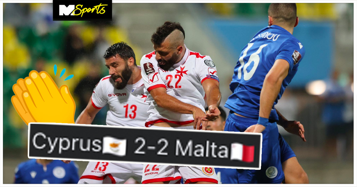 2-2 draw for Malta and Cyprus in 98th minute score