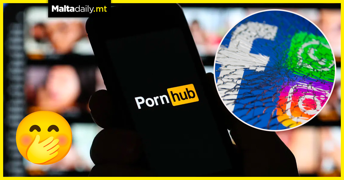 Traffic on Pornhub shoots up 10% during Facebook outage
