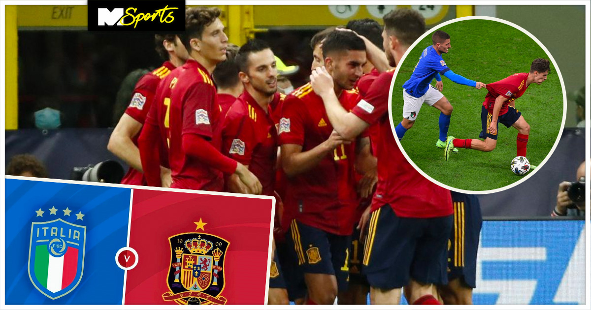 Italy’s unbeaten record for Nations League final ended by Spain