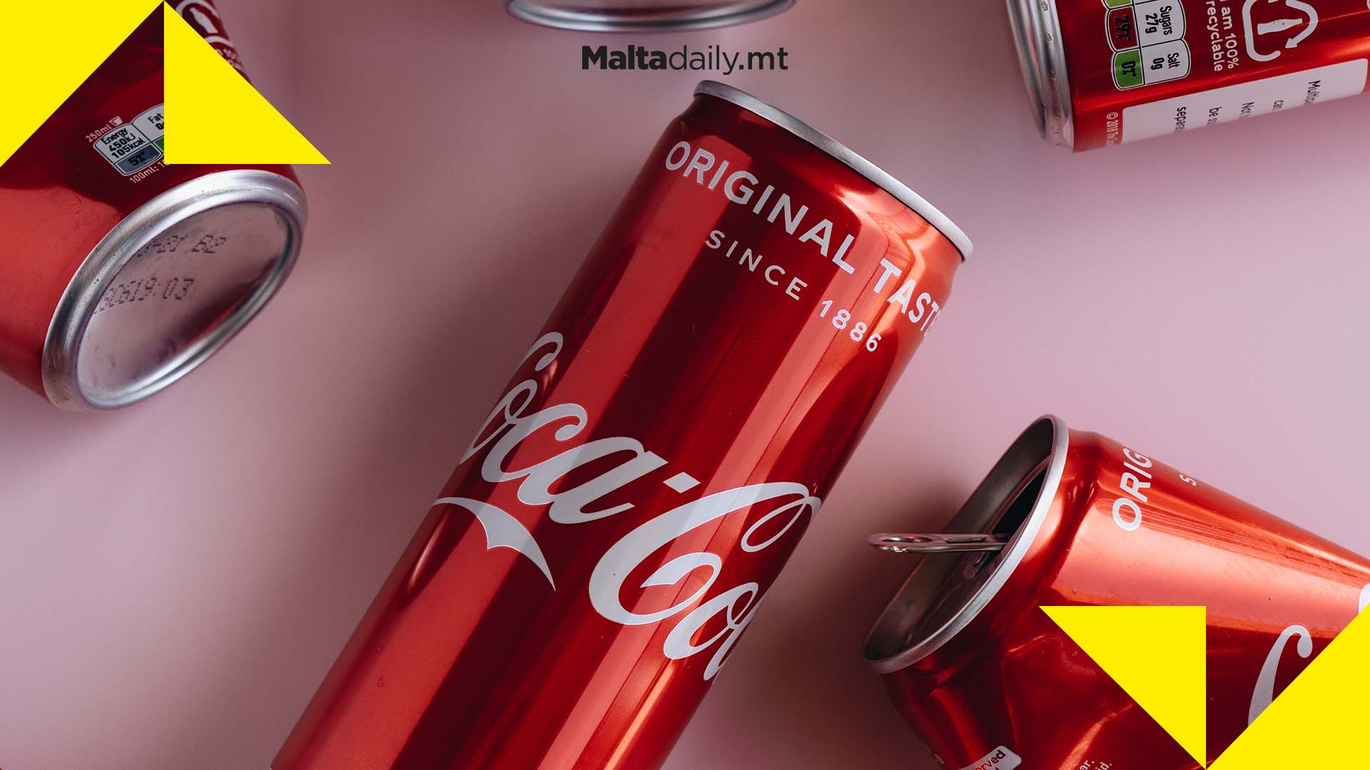 Malta's soft drink bottlers are the first in Europe to reduce content by 10%