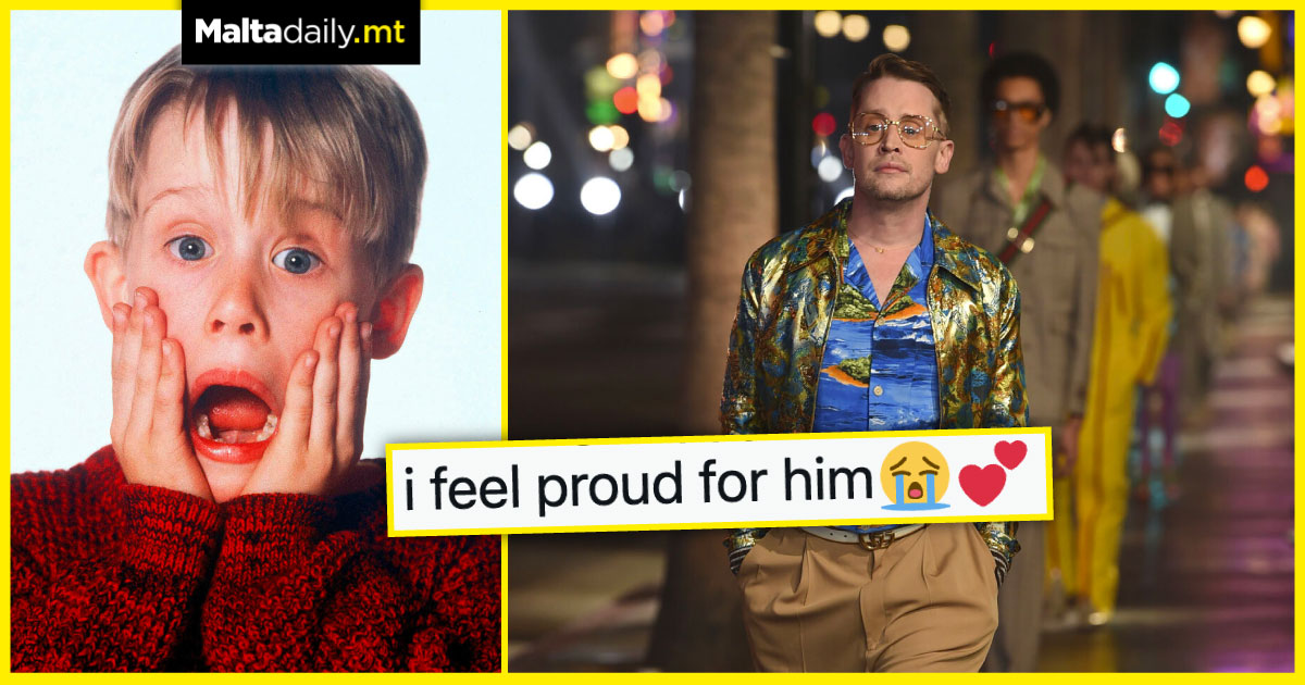 Home Alone's Macaulay Culkin walked the Gucci runway and fans went wild