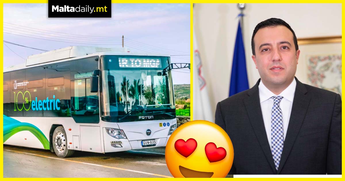 Gozo goes green as it introduces first-ever 100% electric & FREE buses