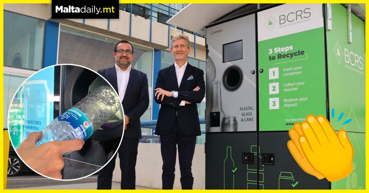 These vending machines will give 10c back for every used plastic bottle