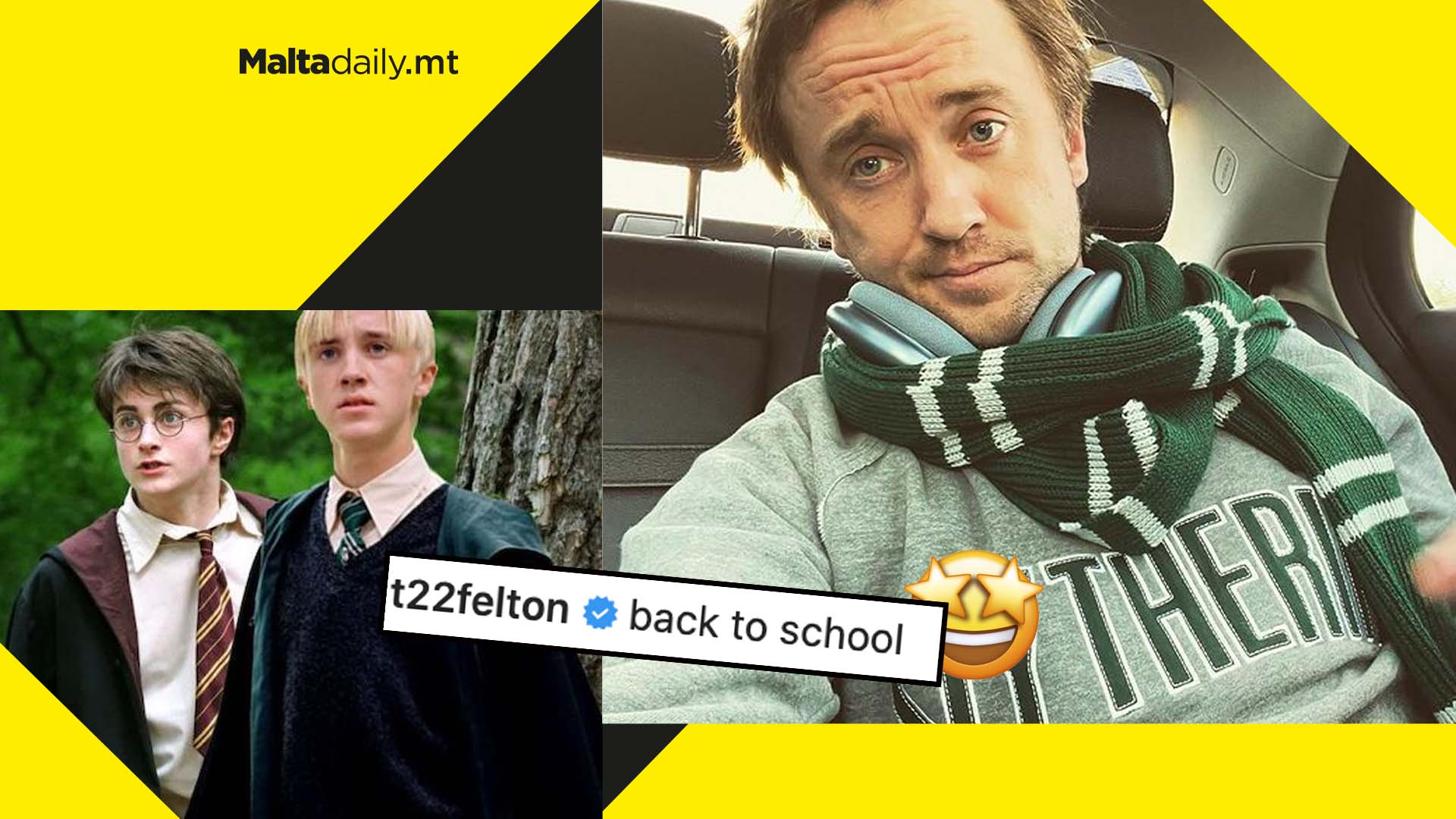 Draco Malfoy is going back to Hogwarts and the Internet is losing it