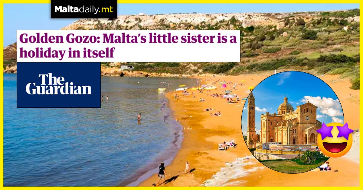 Gozo described as ‘Golden’ by world renowned news portal ‘The Guardian’