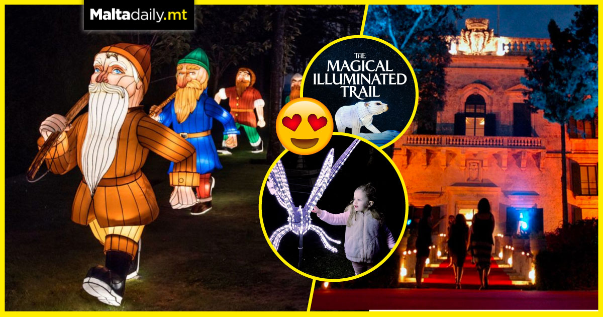 The Magical Illuminated Trail returns with a WALK THRU experience at Buskett's Verdala Palace
