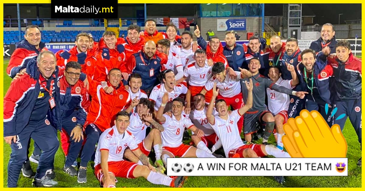 Malta’s U21 dominate Northern Ireland with two spectacular goals