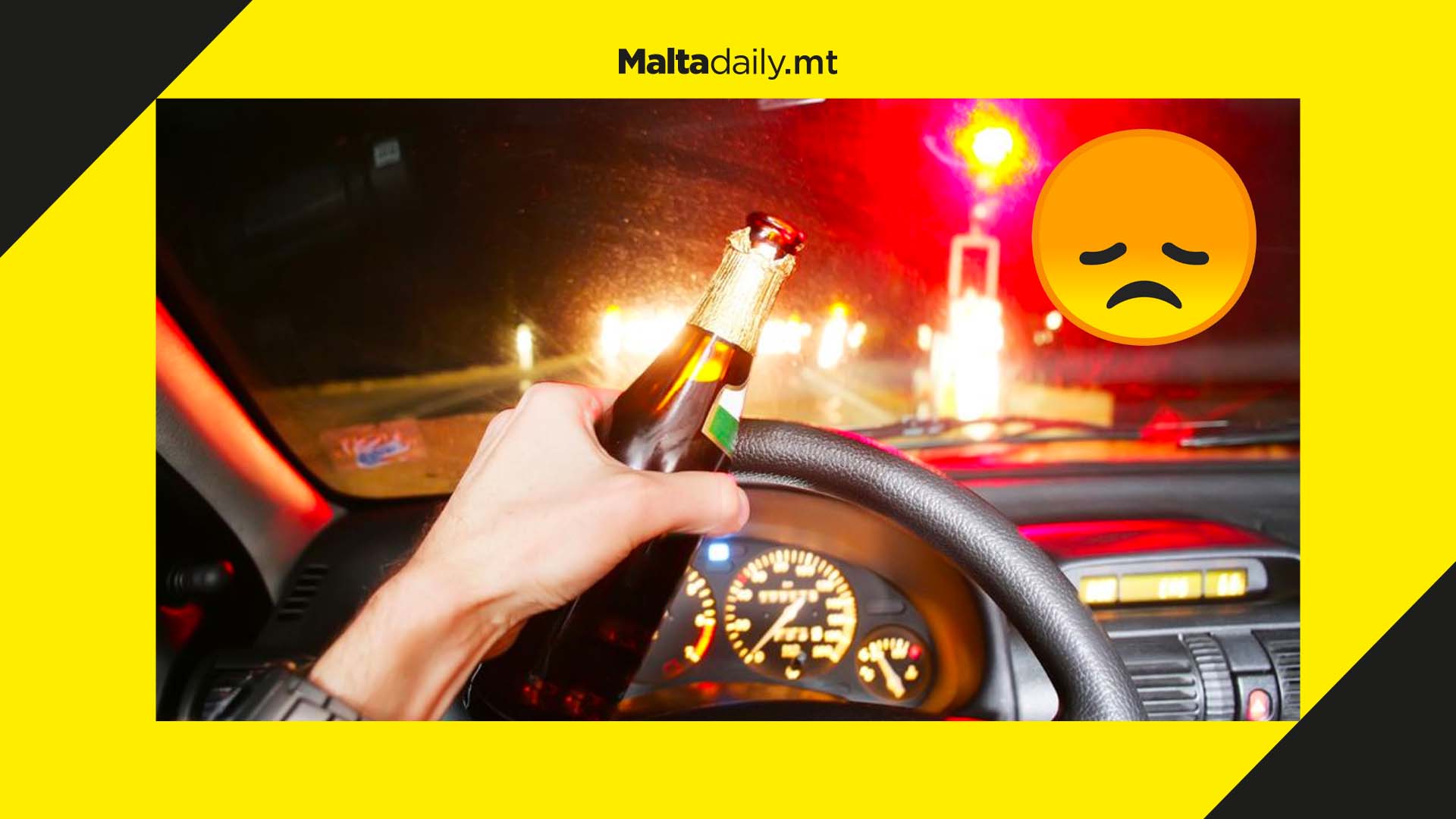 Half of stopped Maltese drivers under the influence of alcohol