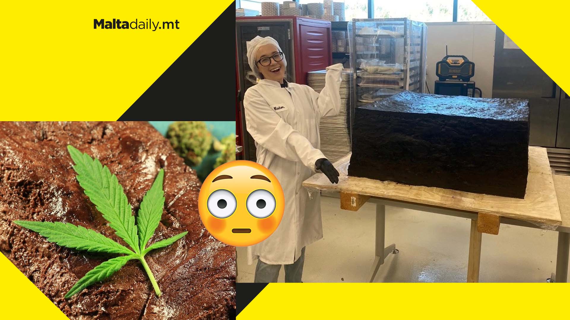 This 850 pound edible could be the world’s largest weed brownie