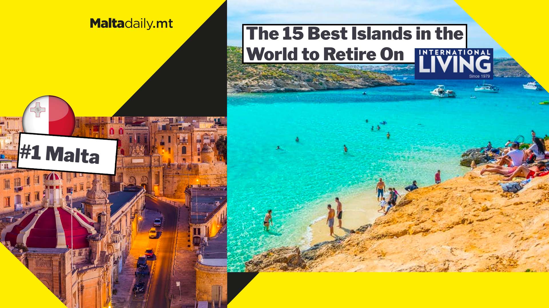 Malta named one of the 15 best islands to retire on around the world