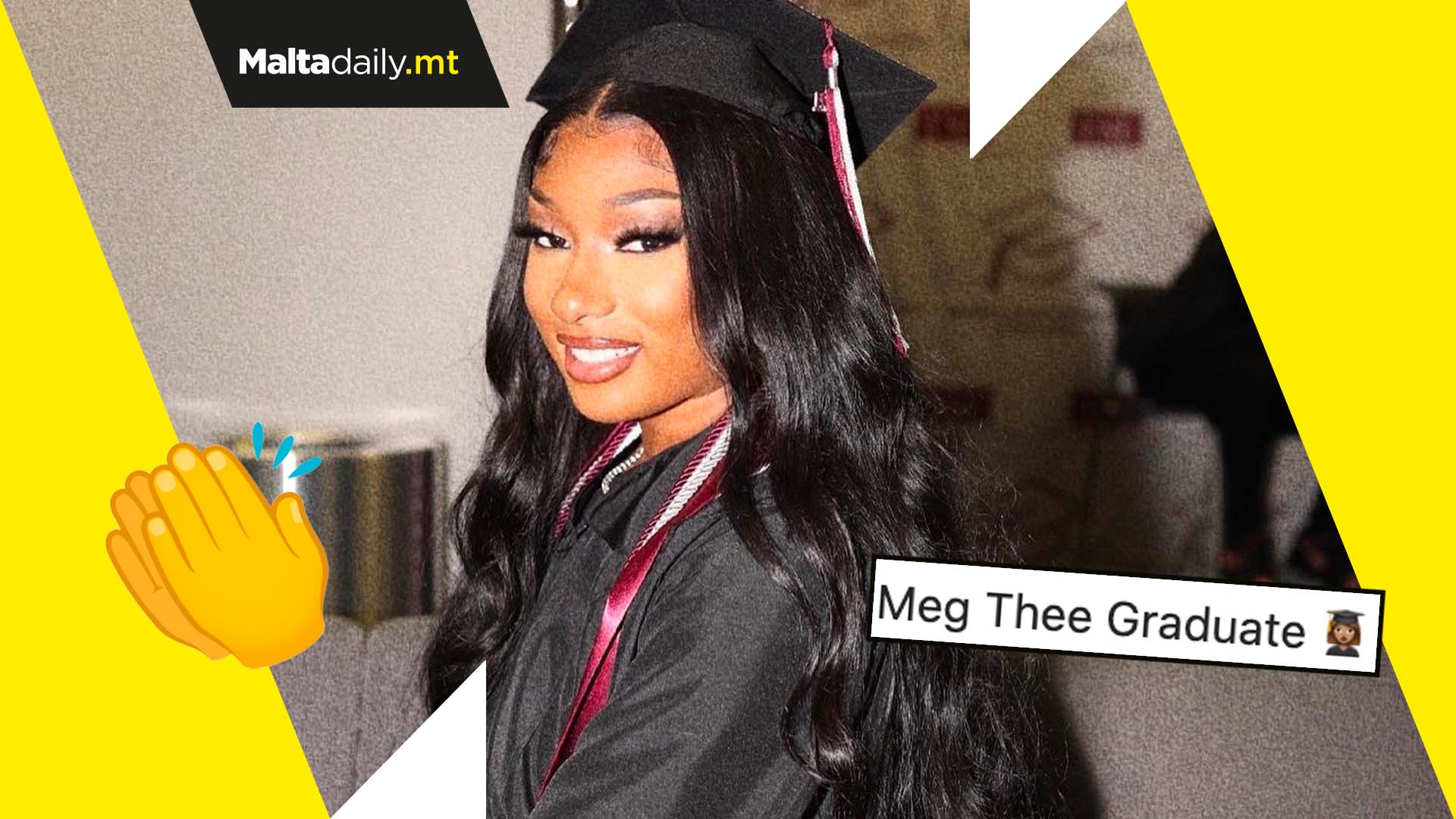 Rapper Megan Thee Stallion graduates from college in tribute to late mother