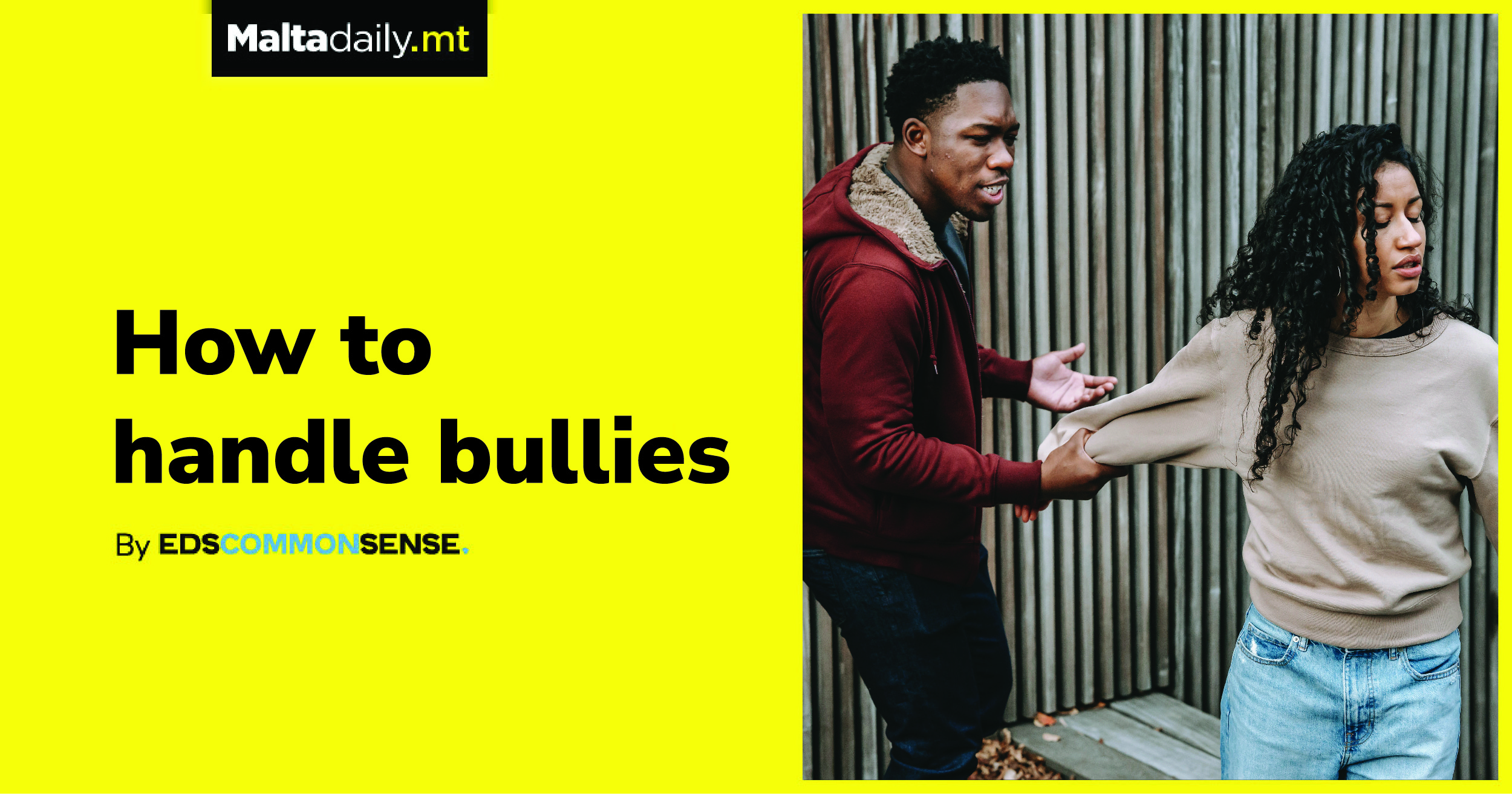 How to handle bullies | by Ed's Common Sense