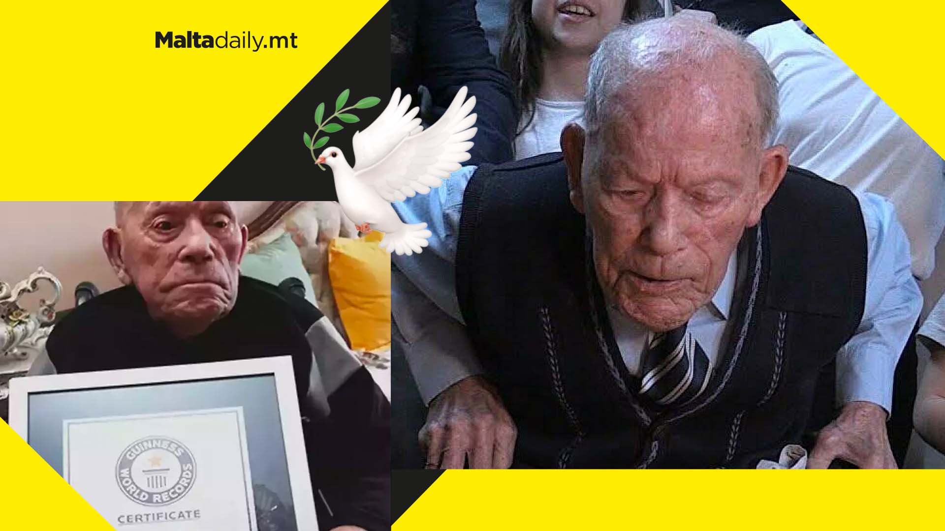 World’s oldest man passes away just before his 113th birthday