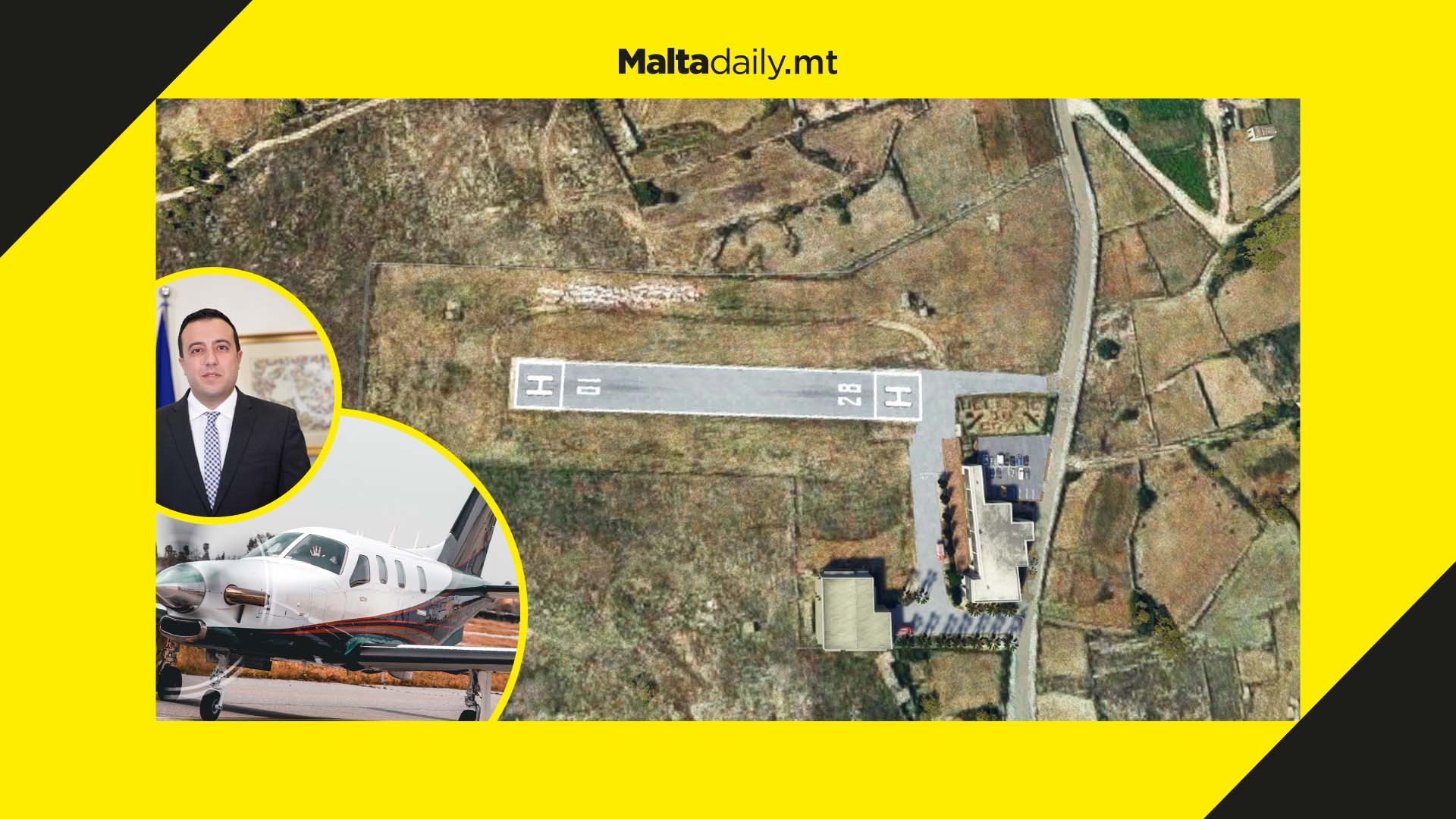 Gozo's heliport may be extended to an airport in the coming weeks
