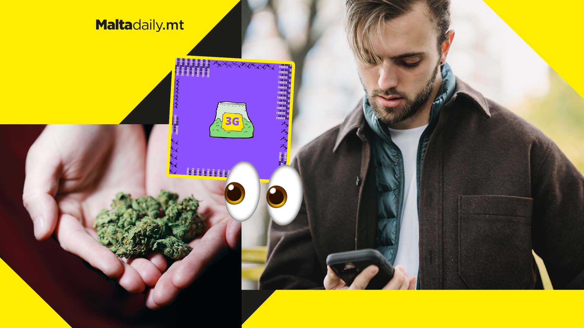 New trend? Is this Maltese Instagram page giving away 3 grams of weed?