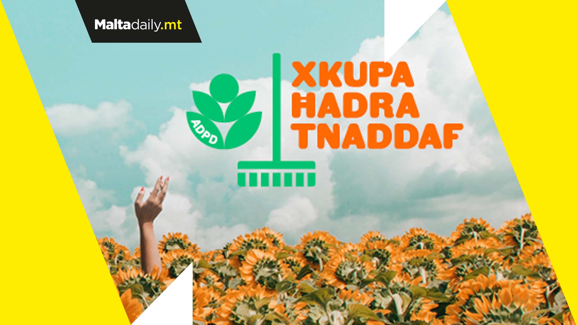 Xkupa Ħadra Tnaddaf - ADPD electoral campaign launched