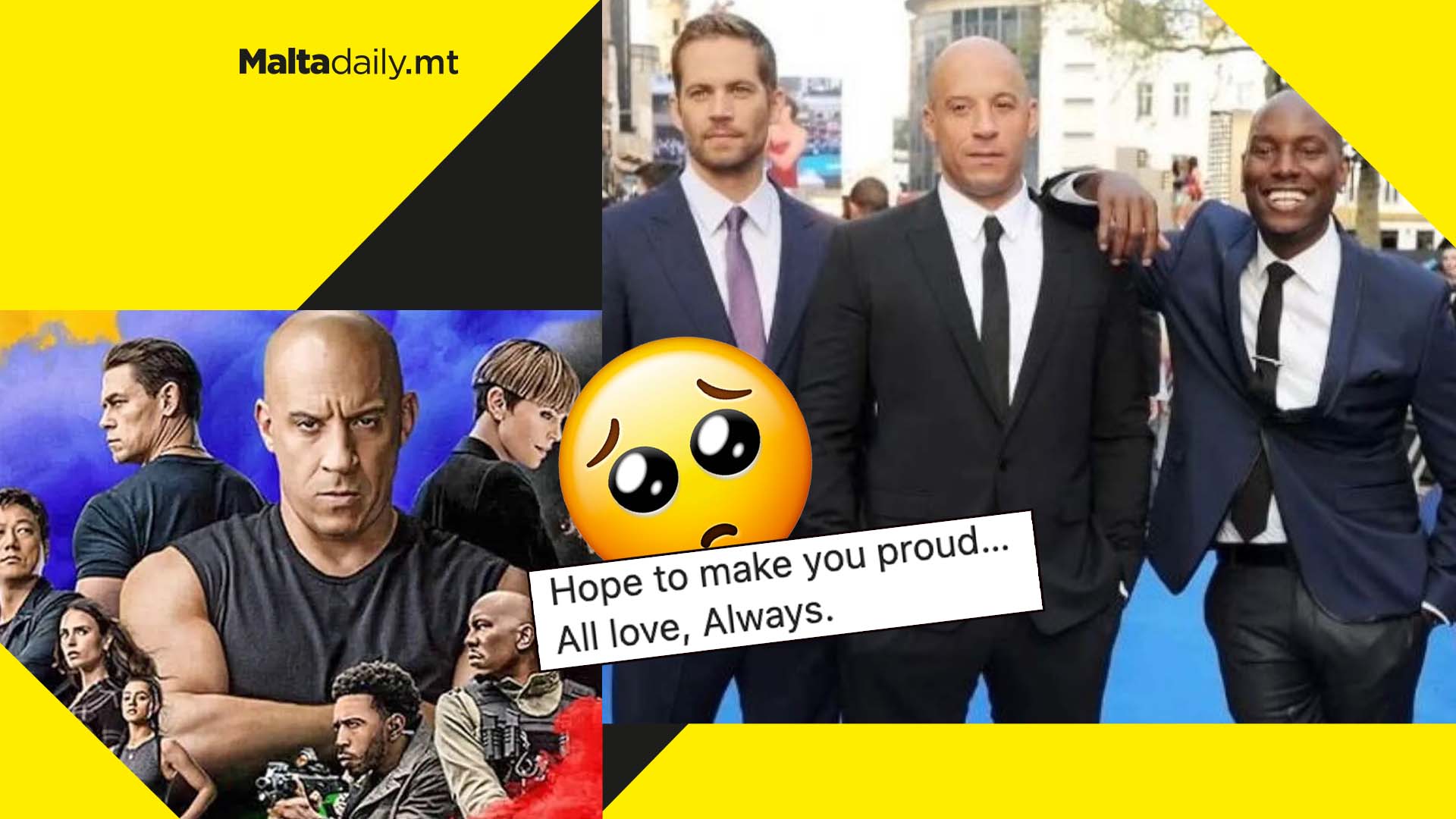 Vin Diesel teases ‘Fast’ franchise finale with Paul Walker tribute